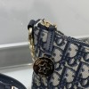 Christian Dior DIOR NOLITA series blue print exquisite hardware chain bag Christian Dior DIOR NOLITA series blue print exquisite hardware chain bag