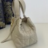 Christian Dior LADY DIOR classic rattan stitching gray handbag Christian Dior LADY DIOR classic rattan stitching gray handbag