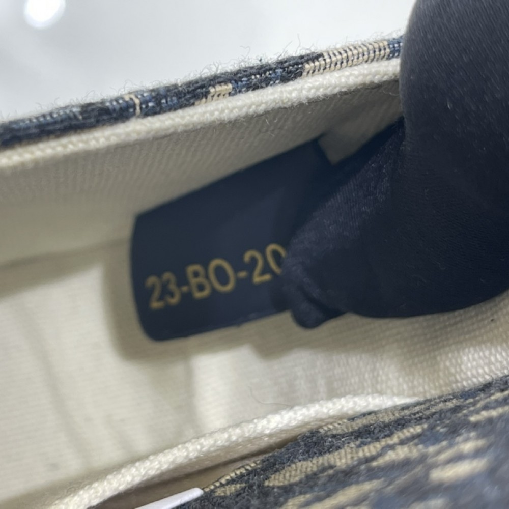 Christian Dior SADDLE series blue logo print shoulder strap handbag Christian Dior SADDLE series blue logo print shoulder strap handbag