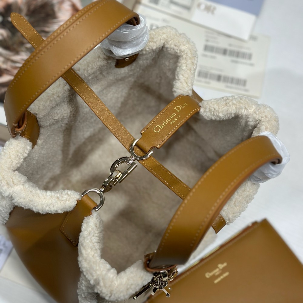 Christian Dior Book Tote series derivative medium classic beige brown genuine leather velvet accessory handbag Christian Dior Book Tote series derivative medium classic beige brown genuine leather velvet accessory handbag
