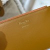 Christian Dior Book Tote series derivative medium classic beige brown genuine leather velvet accessory handbag Christian Dior Book Tote series derivative medium classic beige brown genuine leather velvet accessory handbag