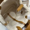 Christian Dior Book Tote series derivative medium classic beige brown genuine leather velvet accessory handbag Christian Dior Book Tote series derivative medium classic beige brown genuine leather velvet accessory handbag