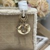 Christian Dior Lady Dior Small Classic Beige Brown Leather Velvet Accessory Handbag Christian Dior Lady Dior Small Classic Beige Brown Leather Velvet Accessory Handbag