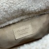 Christian Dior Lady Dior Small Classic Beige Brown Leather Velvet Accessory Handbag Christian Dior Lady Dior Small Classic Beige Brown Leather Velvet Accessory Handbag