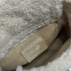 Christian Dior Lady Dior derivative mini classic beige brown leather velvet accessory handbag Christian Dior Lady Dior derivative mini classic beige brown leather velvet accessory handbag