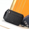 Christian Dior Oblique Collection Classic Black Cannage Leather Crossbody Handbag Christian Dior Oblique Collection Classic Black Cannage Leather Crossbody Handbag