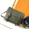 Christian Dior Oblique Classic Army Green Cannage Leather Crossbody Handbag Christian Dior Oblique Classic Army Green Cannage Leather Crossbody Handbag