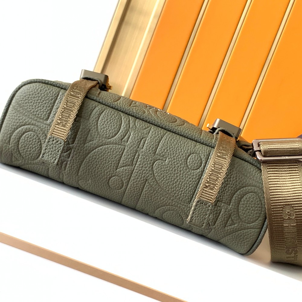 Christian Dior Oblique Classic Army Green Cannage Leather Crossbody Handbag Christian Dior Oblique Classic Army Green Cannage Leather Crossbody Handbag