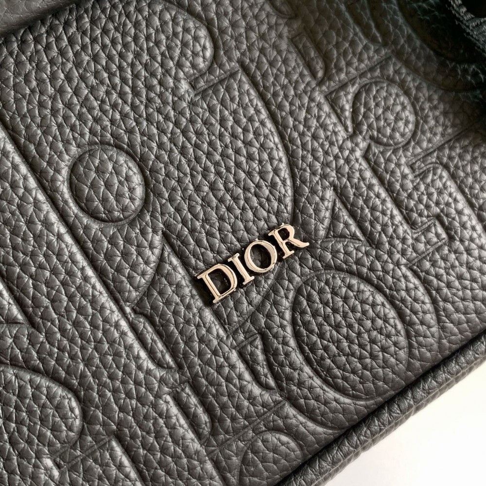 Christian Dior Oblique Collection Classic Black Cannage Leather Crossbody Handbag Christian Dior Oblique Collection Classic Black Cannage Leather Crossbody Handbag
