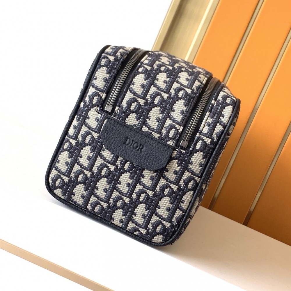 Christian Dior Oblique Classic Blue Sakura Leather Crossbody Handbag... Christian Dior Oblique Classic Blue Sakura Leather Crossbody Handbag...