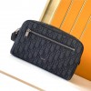 Christian Dior Oblique Collection Classic Black Cannage Leather Crossbody Handbag Christian Dior Oblique Collection Classic Black Cannage Leather Crossbody Handbag