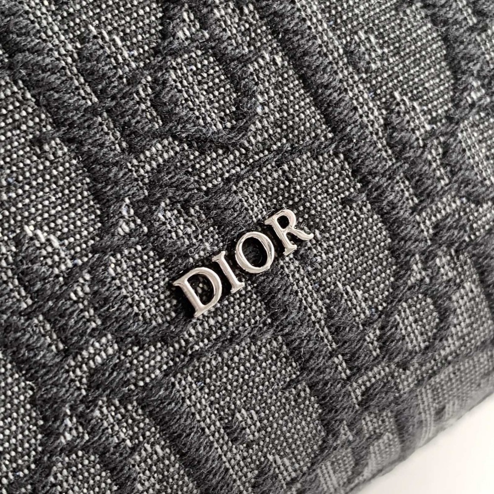 Christian Dior Oblique Collection Classic Black Cannage Leather Crossbody Handbag Christian Dior Oblique Collection Classic Black Cannage Leather Crossbody Handbag
