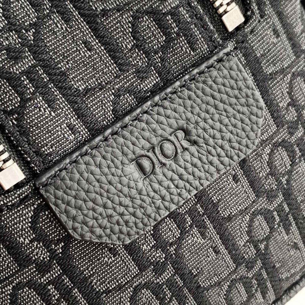 Christian Dior Oblique Collection Classic Black Cannage Leather Crossbody Handbag Christian Dior Oblique Collection Classic Black Cannage Leather Crossbody Handbag