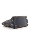 CHRISTIAN DIOR  Calfskin Cannage Studded Medium Supple Lady Dior Navy CHRISTIAN DIOR  Calfskin Cannage Studded Medium Supple Lady Dior Navy
