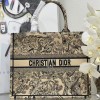 CHRISTIAN DIOR Canvas Embroidered Large Dioriviera Toile De Jouy Book Tote Beige CHRISTIAN DIOR Canvas Embroidered Large Dioriviera Toile De Jouy Book Tote Beige