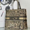 CHRISTIAN DIOR Canvas Embroidered Large Dioriviera Toile De Jouy Book Tote Beige CHRISTIAN DIOR Canvas Embroidered Large Dioriviera Toile De Jouy Book Tote Beige
