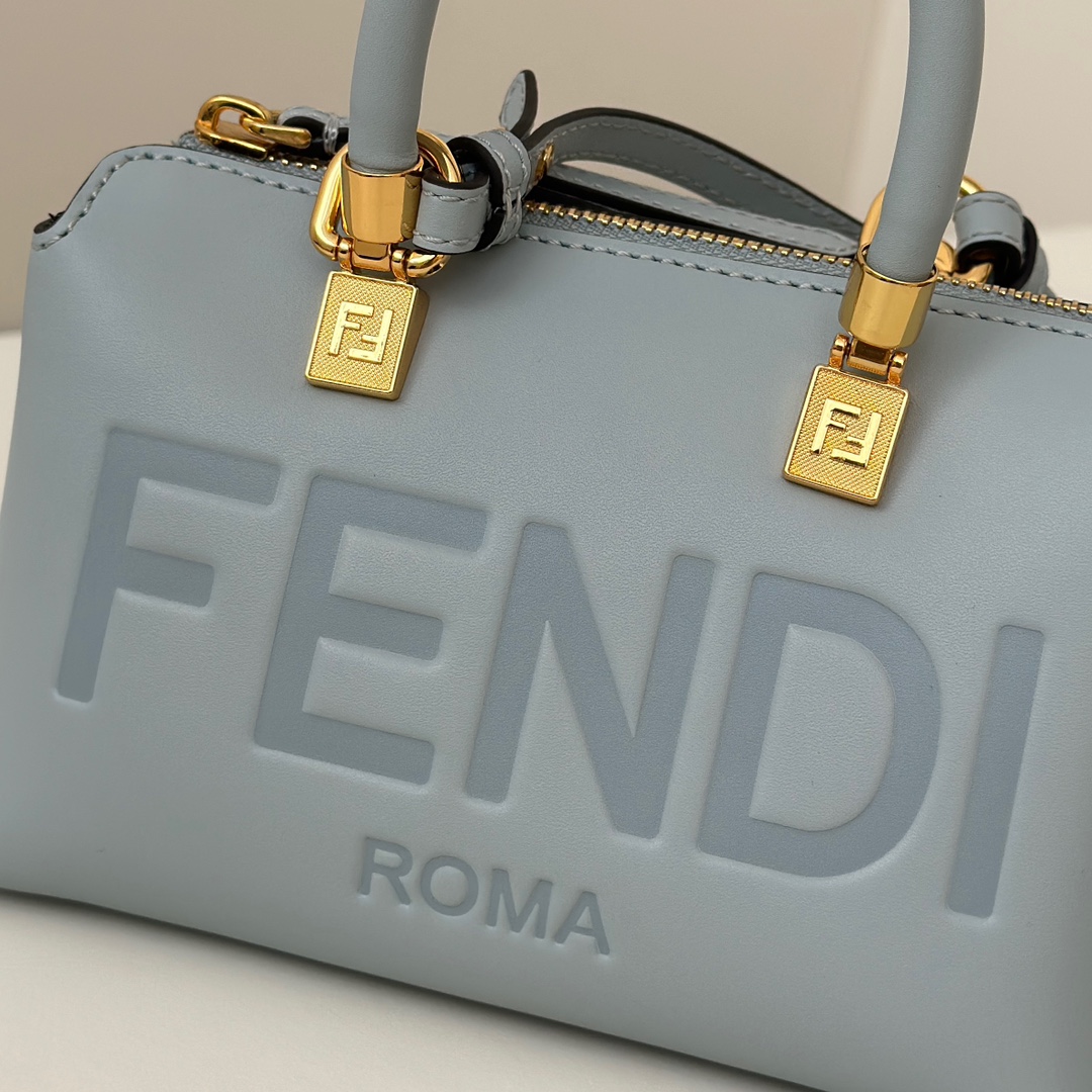 FENDI Baguette light blue luxury practical handbag