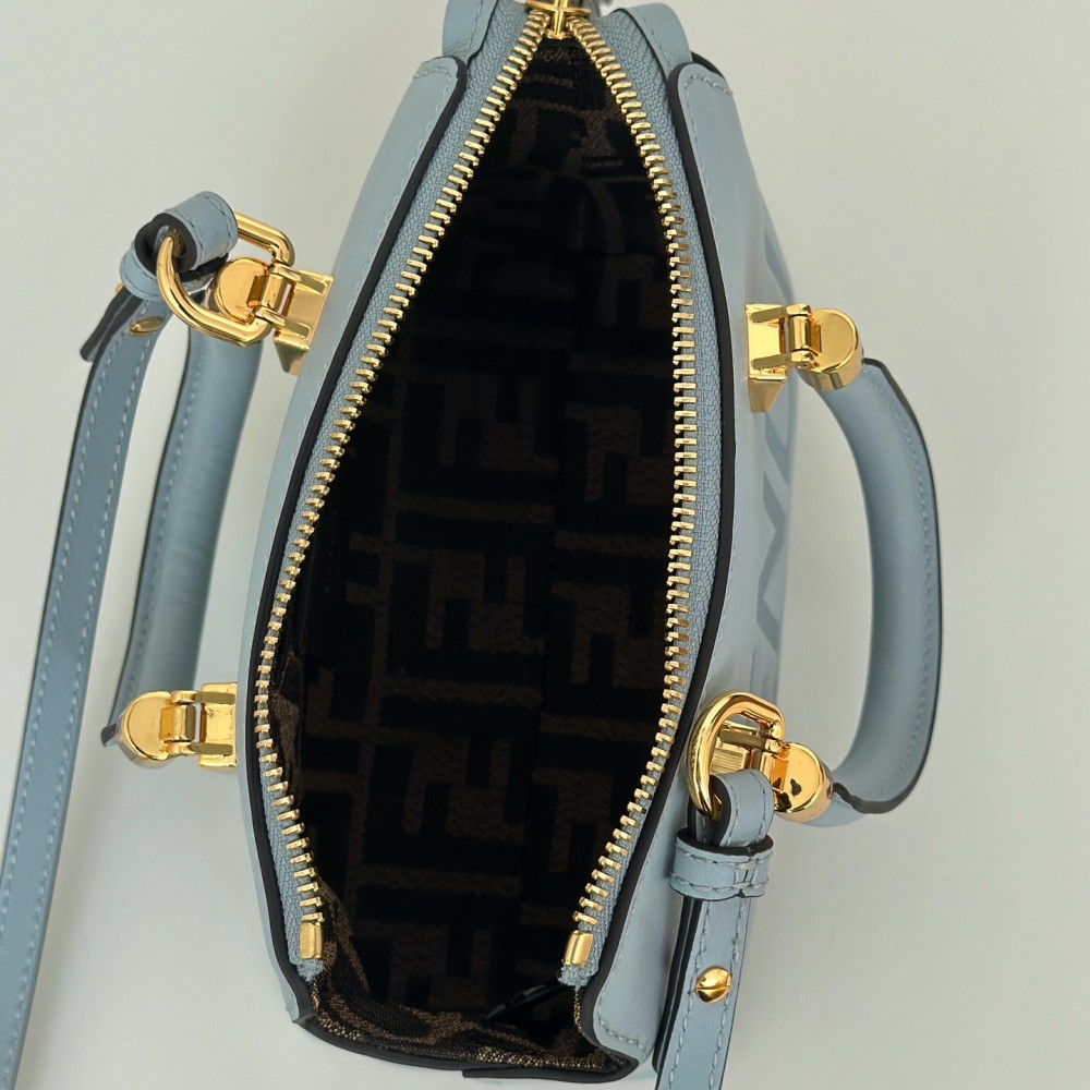 FENDI Baguette light blue luxury practical handbag FENDI Baguette light blue luxury practical handbag