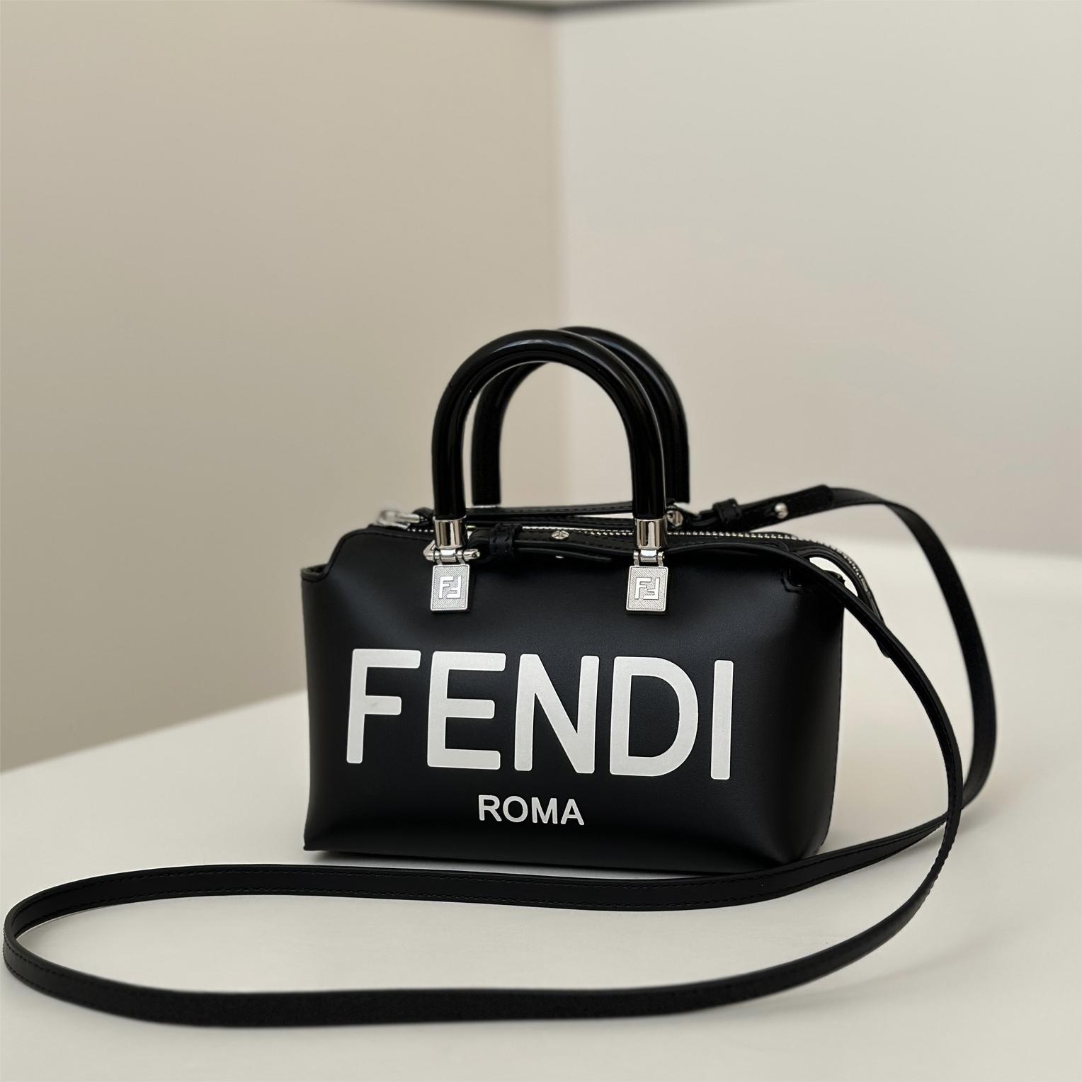FENDI Baguette Starry Black Luxury Practical Handbag