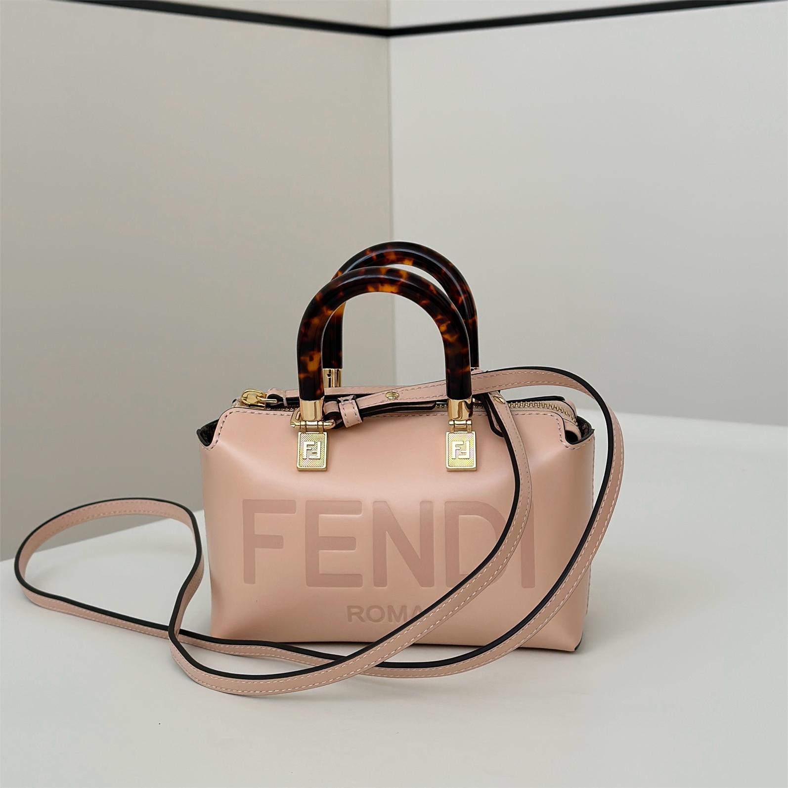 FENDI Baguette Elegant Pink Luxury Practical Handbag