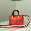 FENDI Baguette Flame Red Luxury Practical Handbag FENDI Baguette Flame Red Luxury Practical Handbag