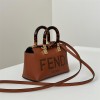 FENDI Baguette Forest Brown Luxury Practical Handbag FENDI Baguette Forest Brown Luxury Practical Handbag