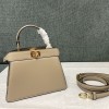 FENDI Peekaboo series brown and gray handbag crossbody bag FENDI Peekaboo series brown and gray handbag crossbody bag