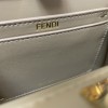 FENDI Peekaboo series brown and gray handbag crossbody bag FENDI Peekaboo series brown and gray handbag crossbody bag