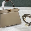 FENDI Peekaboo series brown and gray handbag crossbody bag FENDI Peekaboo series brown and gray handbag crossbody bag