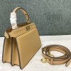 FENDI Peekaboo Yellow Crossbody Bag FENDI Peekaboo Yellow Crossbody Bag