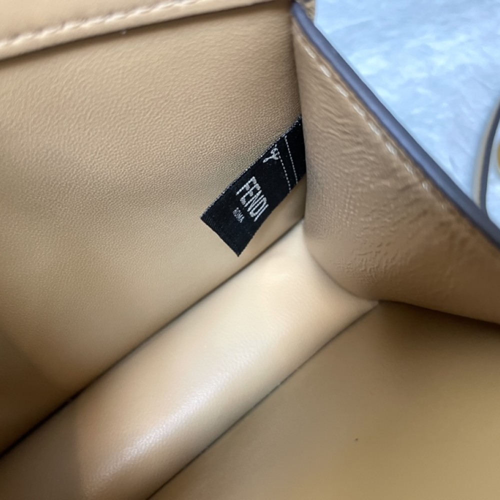 FENDI Peekaboo Yellow Crossbody Bag FENDI Peekaboo Yellow Crossbody Bag