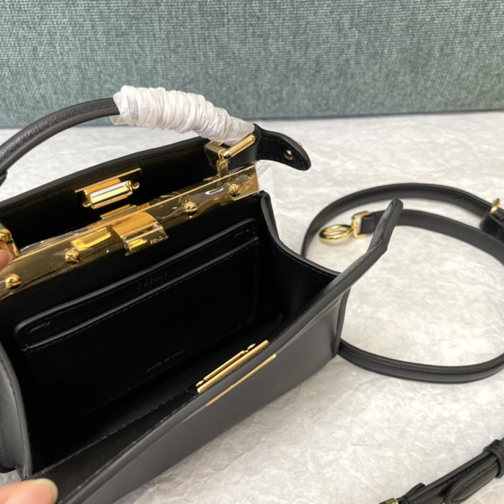 FENDI Peekaboo Black Crossbody Bag FENDI Peekaboo Black Crossbody Bag