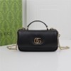 Gucci GG Marmont series starry black leather exquisite hardware handbag Gucci GG Marmont series starry black leather exquisite hardware handbag