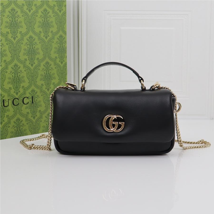 Gucci GG Marmont series starry black leather exquisite hardware handbag Gucci GG Marmont series starry black leather exquisite hardware handbag