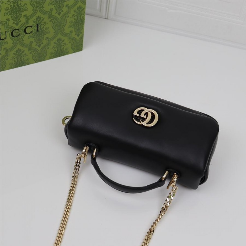 Gucci GG Marmont series starry black leather exquisite hardware handbag Gucci GG Marmont series starry black leather exquisite hardware handbag