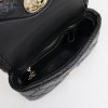Gucci GG Marmont series heavy black diamond check leather exquisite hardware handbag Gucci GG Marmont series heavy black diamond check leather exquisite hardware handbag
