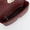 GUCCI Marmont crimson diamond pattern exquisite hardware shoulder strap mini bag GUCCI Marmont crimson diamond pattern exquisite hardware shoulder strap mini bag