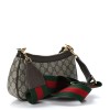 GUCCI GG Supreme Monogram Textured Dollar Calfskin Web Small Ophidia GG Handbag Beige Ebony New Acero GUCCI GG Supreme Monogram Textured Dollar Calfskin Web Small Ophidia GG Handbag Beige Ebony New Acero