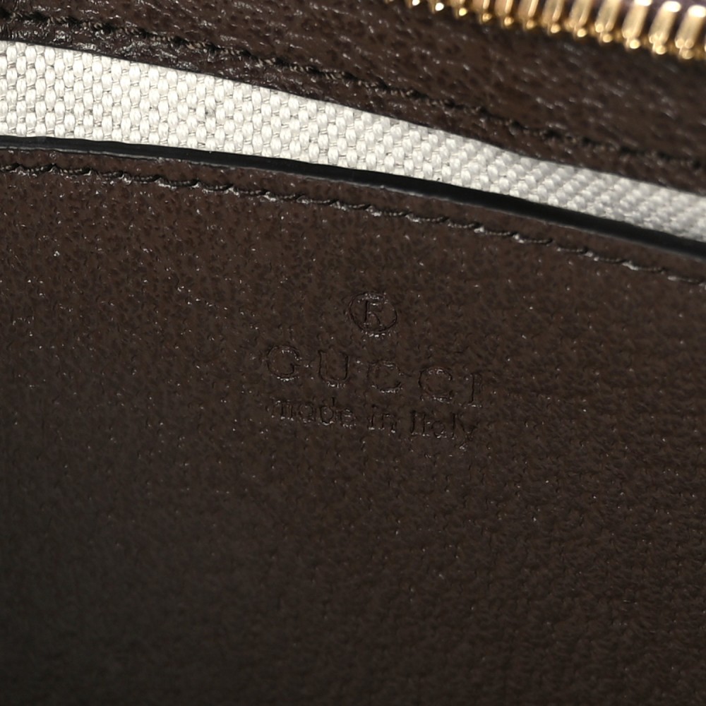 GUCCI GG Supreme Monogram Textured Dollar Calfskin Web Small Ophidia GG Handbag Beige Ebony New Acero GUCCI GG Supreme Monogram Textured Dollar Calfskin Web Small Ophidia GG Handbag Beige Ebony New Acero