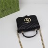 GUCCI Marmont BLACK Exquisite Hardware Shoulder Strap Mini Bag GUCCI Marmont BLACK Exquisite Hardware Shoulder Strap Mini Bag