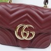 GUCCI Marmont Red Exquisite Hardware Shoulder Strap Mini Bag GUCCI Marmont Red Exquisite Hardware Shoulder Strap Mini Bag