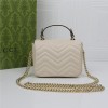 GUCCI Marmont Ivory Exquisite Hardware Shoulder Strap Mini Bag GUCCI Marmont Ivory Exquisite Hardware Shoulder Strap Mini Bag
