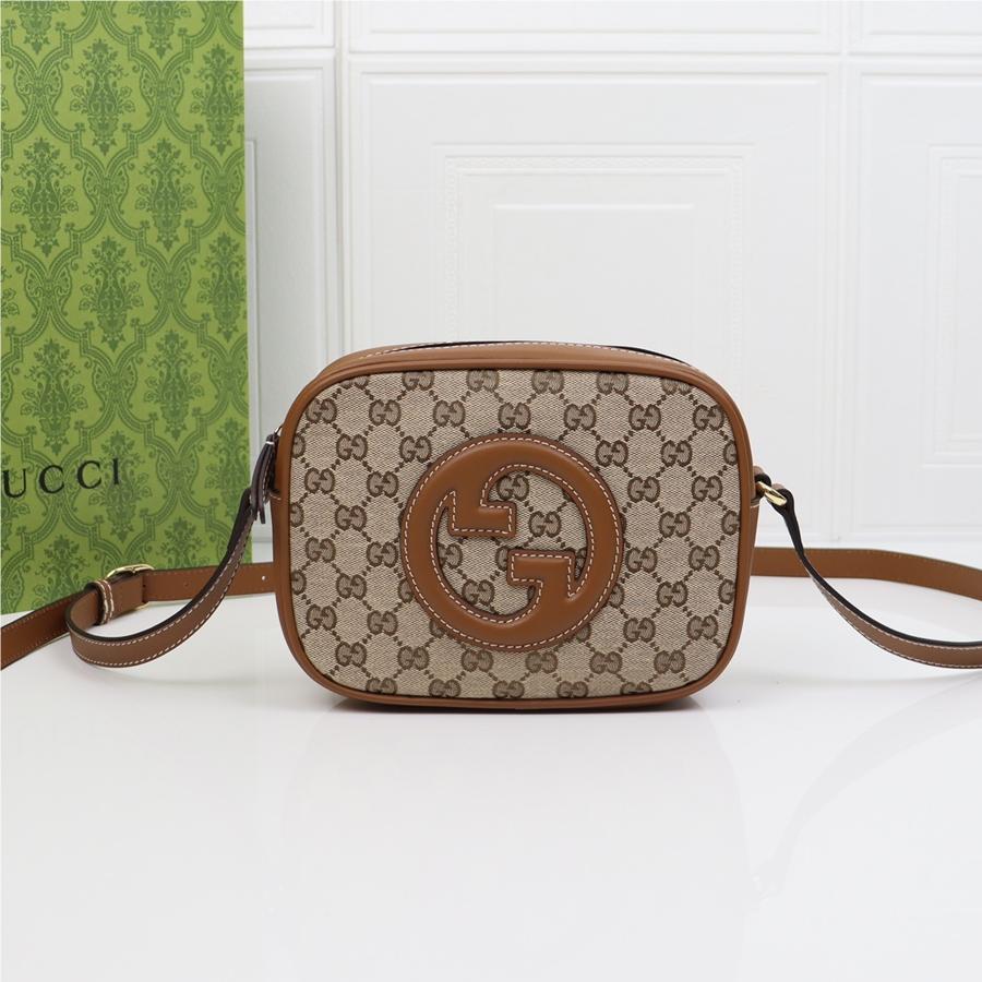 Gucci GG Marmont series brown pattern exquisite hardware chain bag Gucci GG Marmont series brown pattern exquisite hardware chain bag