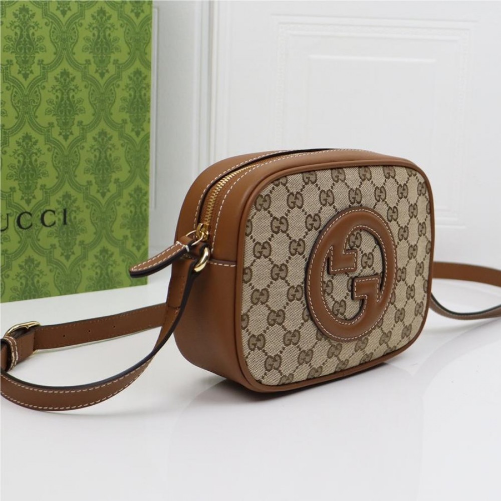 Gucci GG Marmont series brown pattern exquisite hardware chain bag Gucci GG Marmont series brown pattern exquisite hardware chain bag