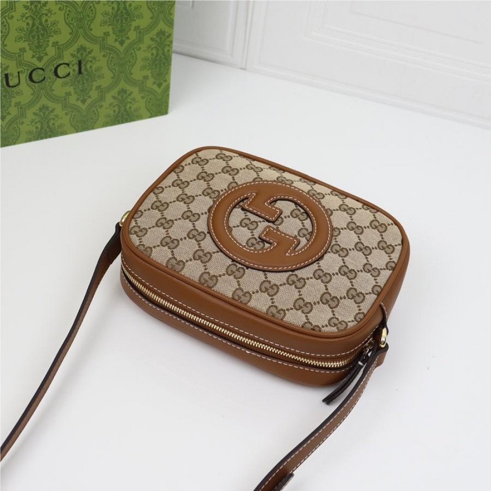 Gucci GG Marmont series brown pattern exquisite hardware chain bag Gucci GG Marmont series brown pattern exquisite hardware chain bag