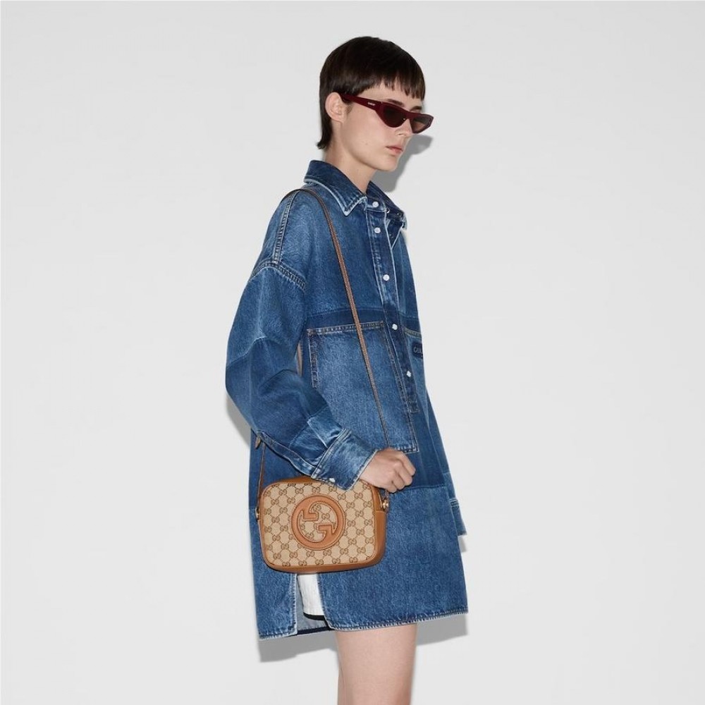 Gucci GG Marmont series brown pattern exquisite hardware chain bag Gucci GG Marmont series brown pattern exquisite hardware chain bag