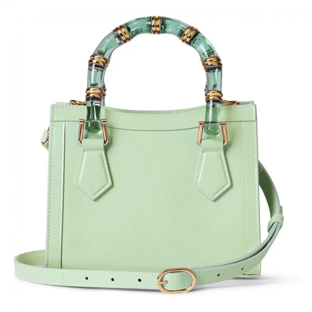 Gucci GG Marmont series light green mini handbag Gucci GG Marmont series light green mini handbag