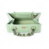 Gucci GG Marmont series light green mini handbag Gucci GG Marmont series light green mini handbag