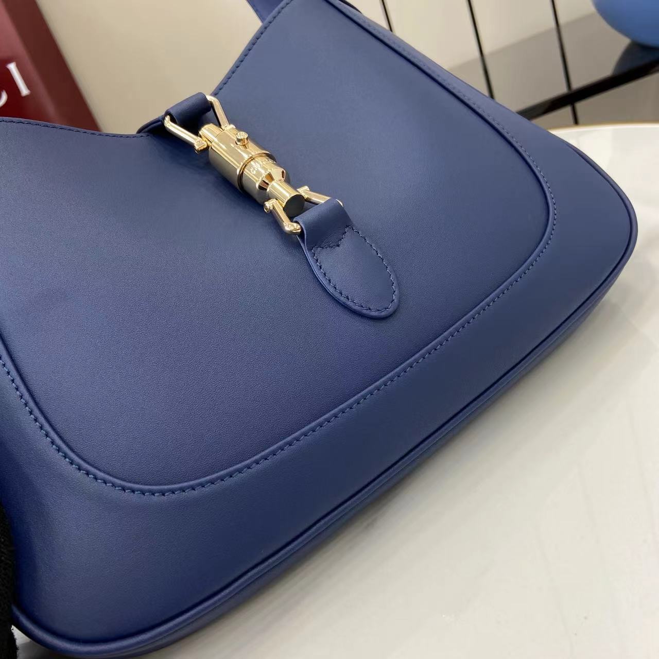 Gucci Jackie 1961 Navy Underarm Bag Gucci Jackie 1961 Navy Underarm Bag