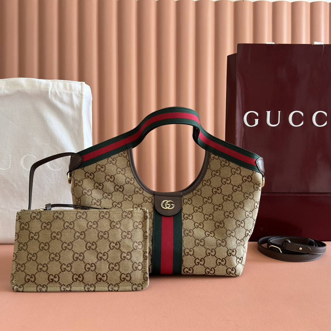 Gucci Ophidia GG Monogram Denim Tote Bag Gucci Ophidia GG Monogram Denim Tote Bag